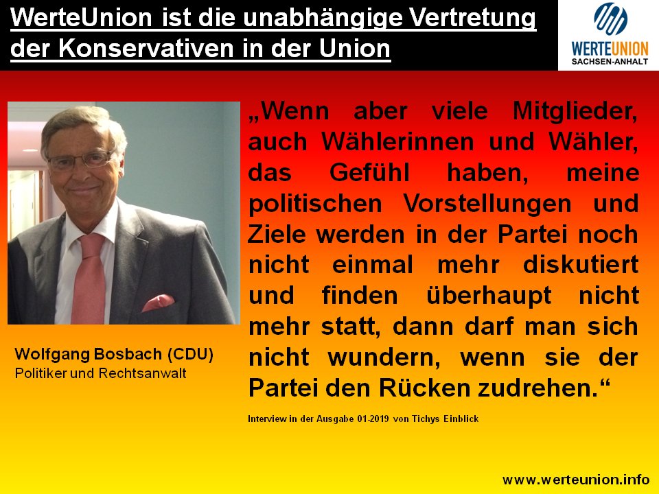 DIE URSACHEN DER PARTEIENAUSTRITTE BEI DER CDU WIE IMMER VON WOLFGANG BOSBACH AUF DEN PUNKT GEBRACHT

#WerteUnion #WerteUnionST #Bosbach #WolfgangBosbach #CDU