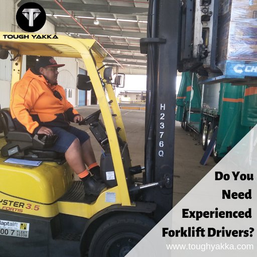 Do You Need Experienced Forklift Drivers? | Tough Yakka #containerunloading