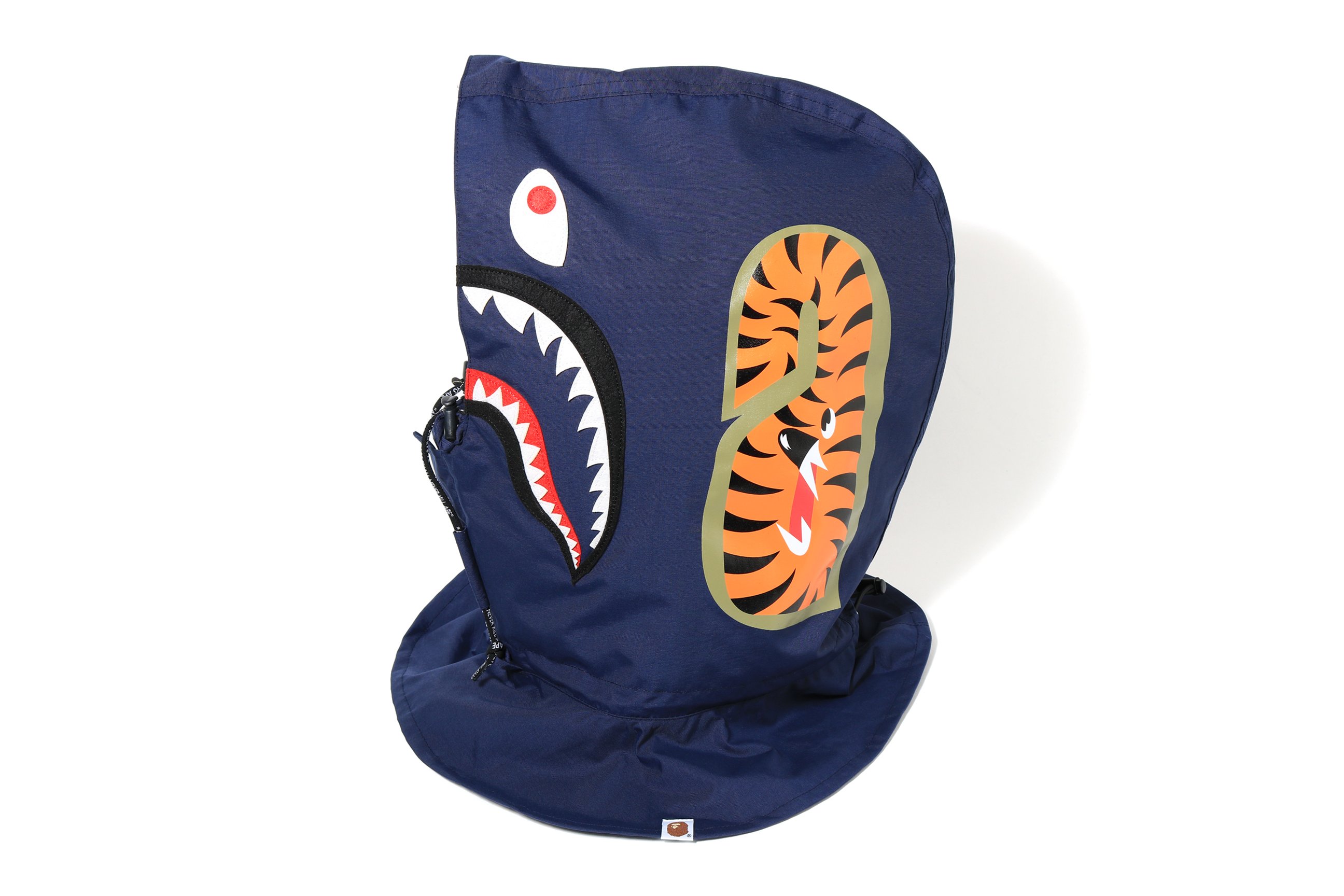 BAPE 1st Camo Shark Face Mask Green Men's - US