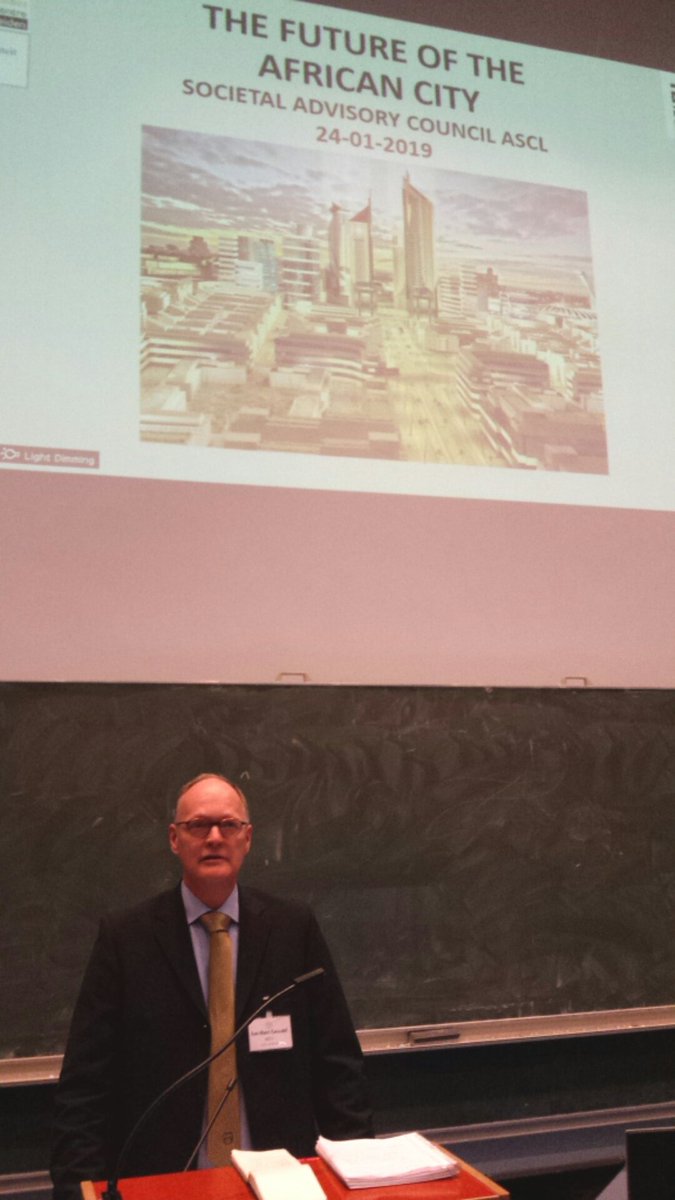 ASCLeiden's tweet photo. The #FutureAfricanCity conference with @AAmatters1 has started! Word of welcome by @ASCLeiden director Jan-Bart Gewald https://t.co/X8P5vKttrp