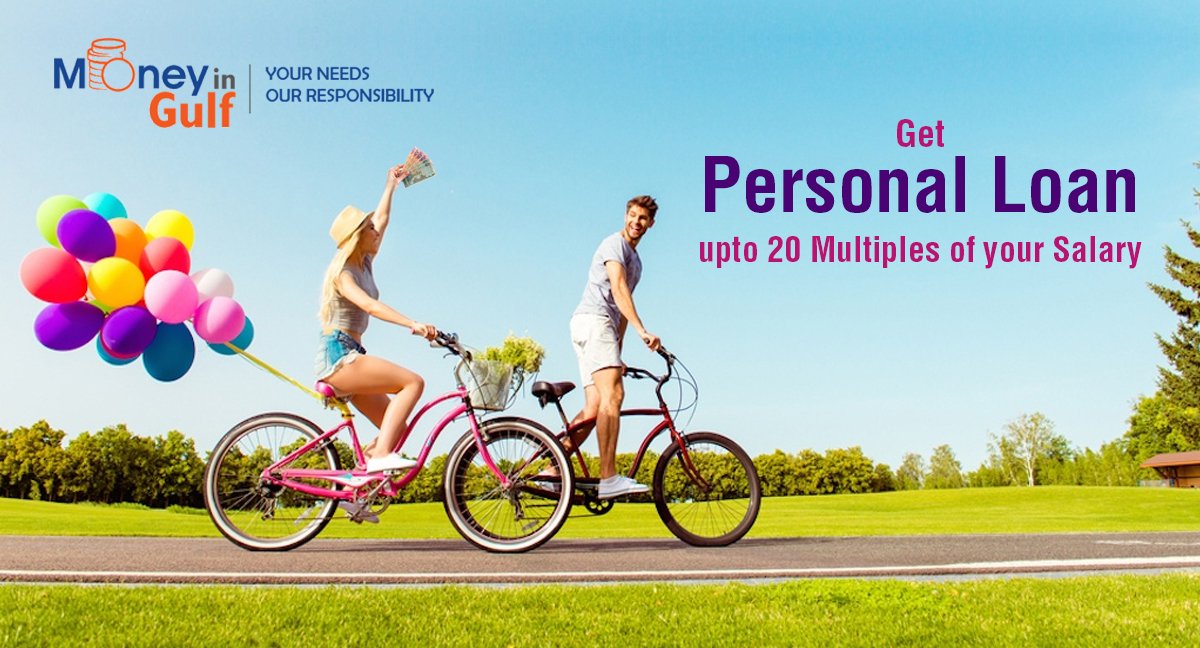 Get up to 20 multiples of your salary when applying personal loan with MoneyInGulf