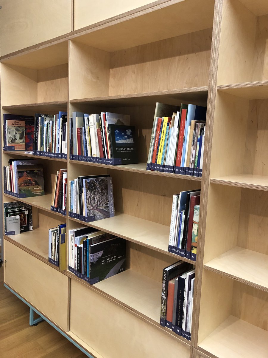 Our new open access Collection Library is filling up <a href="/townergallery/">Towner Eastbourne</a> Open for use this Saturday. Thanks to our wonderful volunteers and curator Karen Taylor Designed by Simon Barker #library @aceagrams #eastbourne #eastsussex