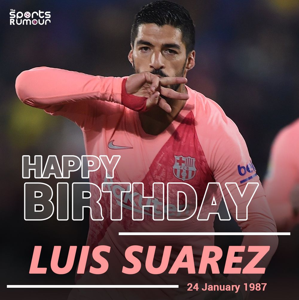 Barcelona striker Luis Suarez turns 32 today. Join us in wishing him a very Happy Birthday! 