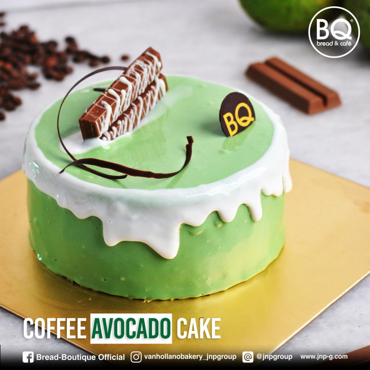 Ini dia Coffee Avocado Cake. dg rasa, apa ayo..?? 🤤🤤
Pasti kamu semua pada penasarankan dg rasanya..? iya kan..?? ya kan..?? 🤤😍😘
Dari pada nebak", mending kamu langsung ke Bread Boutique Pekanbaru guys..!!