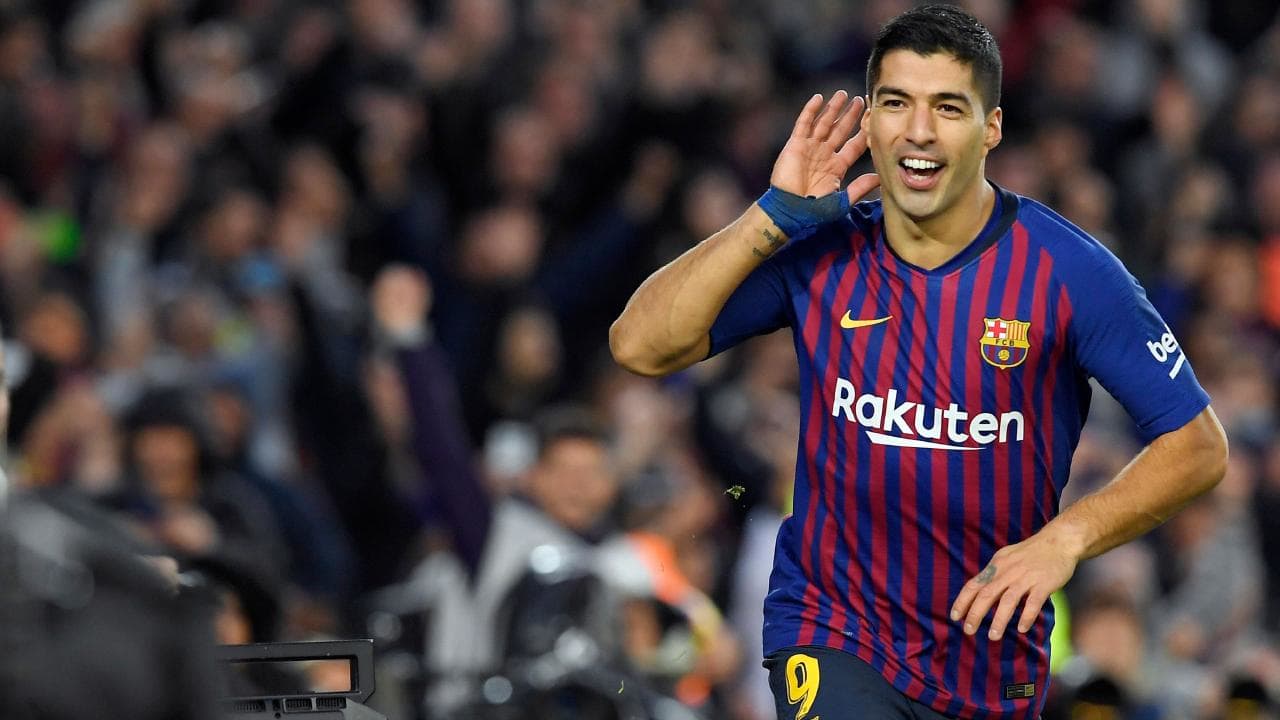 Happy 32nd birthday to Barcelona no.9 and Uruguay hero Luis Suarez   
