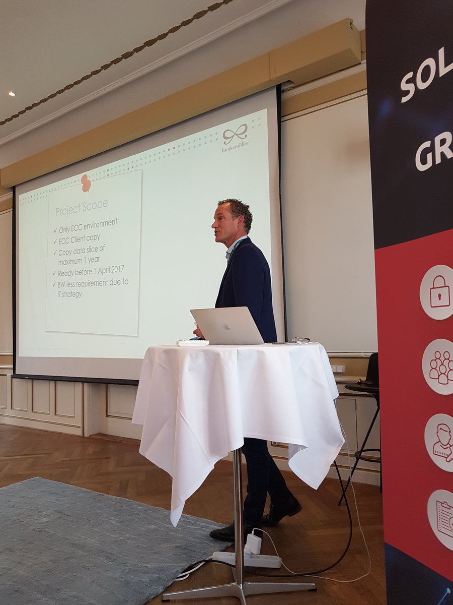 EPIUSELabs's tweet image. Jeroen Bakkers presenting how Hunkemöller used Data Sync Manager to reduce the costs of moving to HANA at the EPI-USE Labs user group. #SAPlandscape #SAPHANA