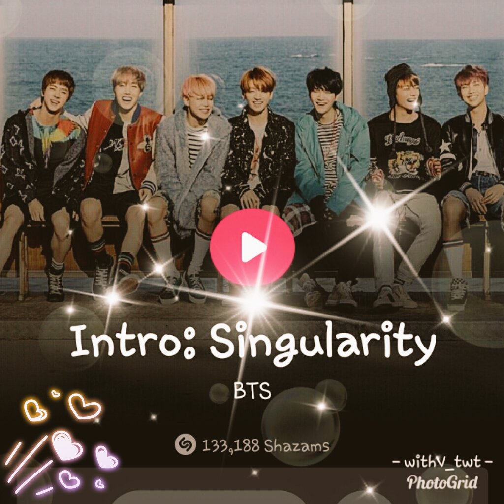 withV_twt's tweet photo. [#Vshazam] 

06:40 p.m KST 01/24/2019

Singularity : 133.188 shazams

#Singularity #Shazam #SingularityShazam #SingularityStreaming 

#V #뷔 #태형 #태태 #김태형 #BTSV  #Taehyung #KimTaehyung #BTS  #방탄소년단뷔 #방탄소년단 @BTS_twt
#withV_twtUpdate 💫

💜💜💜💜💜💜💜 https://t.co/39oEkwbXjY