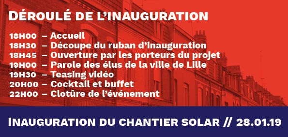 J-5 Rendez-vous le 28.01 à Fives Cail ! #Inauguration @chantiersolar #solarproject #construction #fivescail