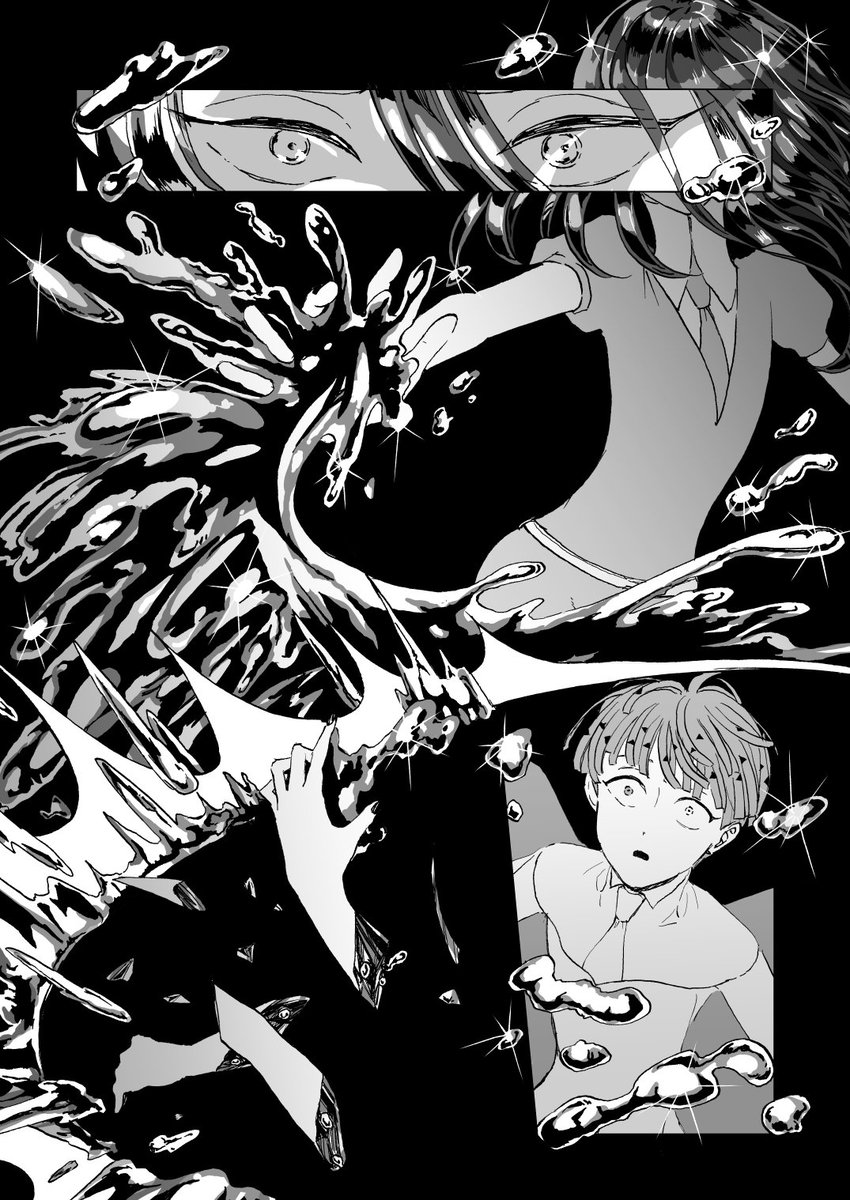 当日新刊に1枚目の画像のポストカード(孔版印刷1色刷り)が先着でつきます(多めに刷ってるので当分なくならないです!)
ずっと自分の線あまり好きじゃないなぁと思ってたけど、このへんの絵は良い線が引けて嬉しかった 