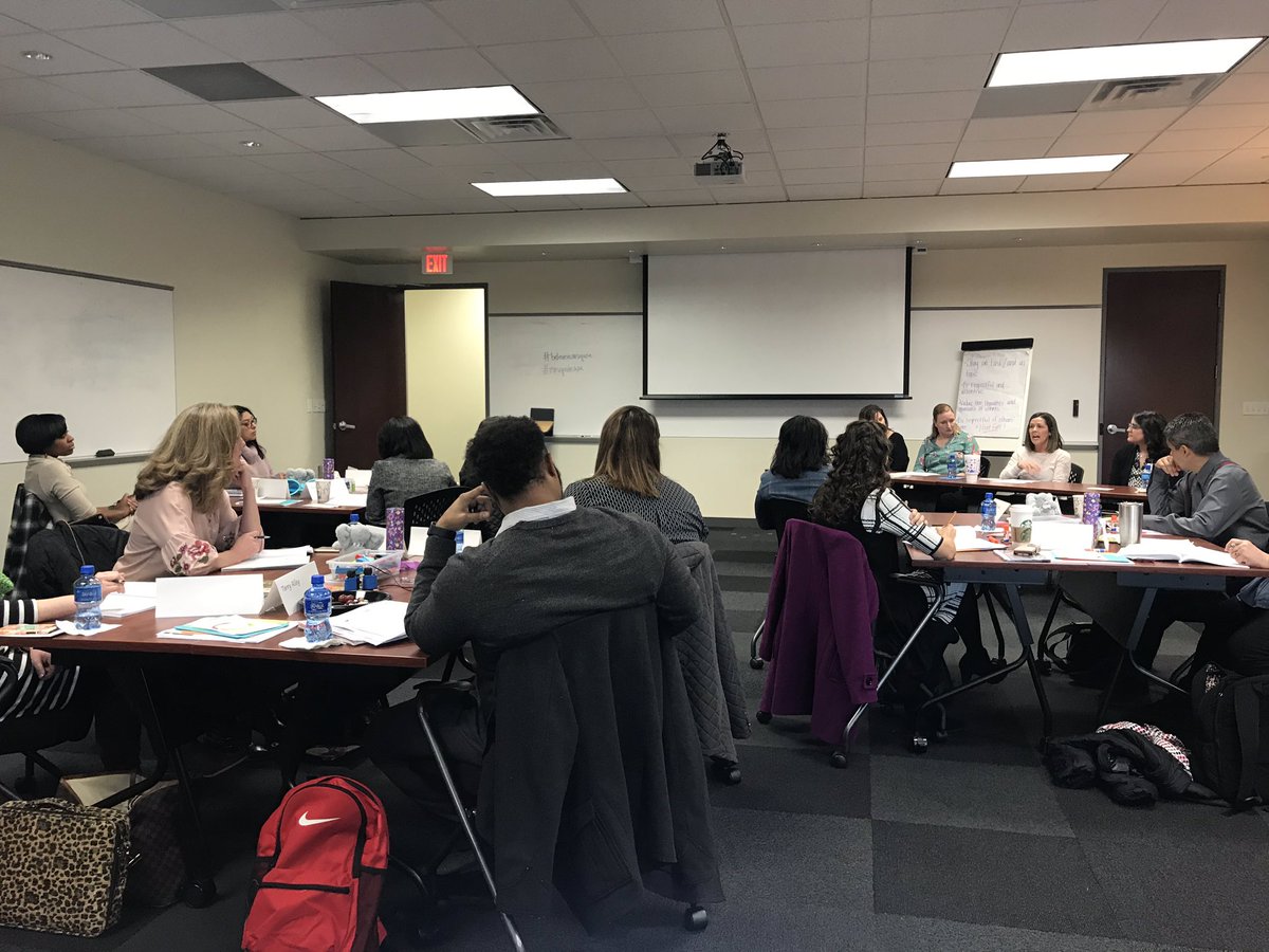 Our aspiring principals are learning from some great principals this morning #mesquiteapa #believeinmesquite