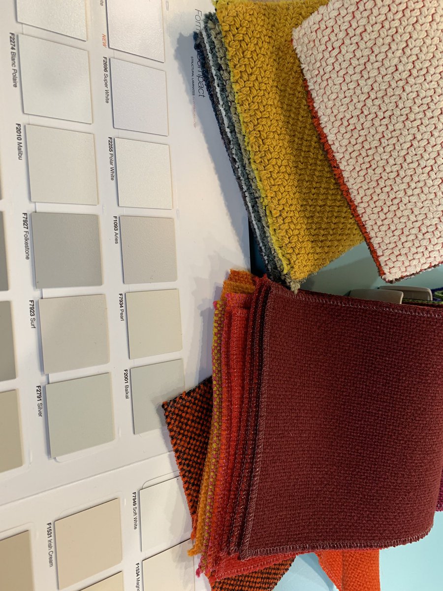 Great meeting with <a href="/BurleighJames/">James Burleigh</a> selecting colours for the new showroom tables and benches for the new XAL Showroom - opening soon.#design #xal #ospreytables #SeeTheLight