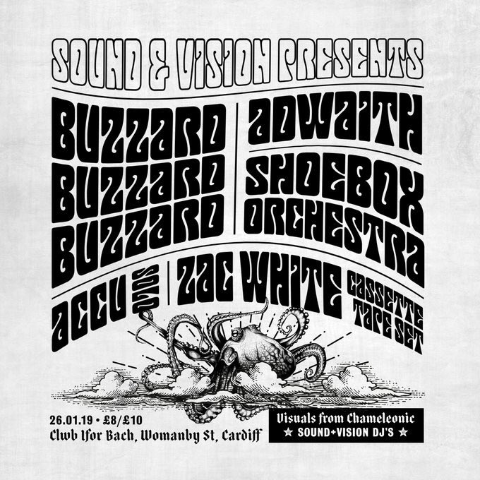 buzzardbuzzard's tweet photo. Thanks to every sweet soul who sold out our next hometown show on Sat with @ACCU___ @adwaithband @ShoeboxOrchestr and Zac White , can’t wait to rock! https://t.co/Pqky1DcZce