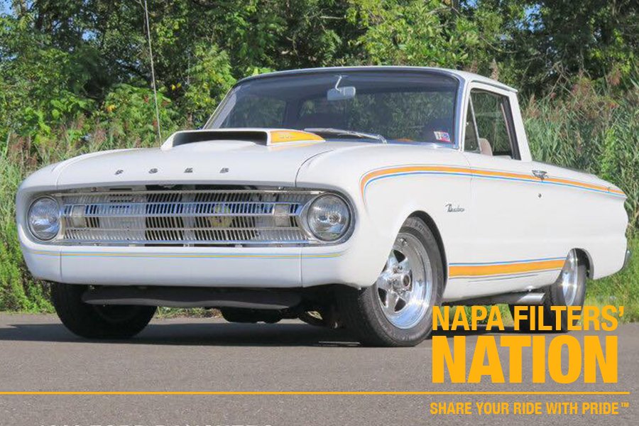 WOW! Haven't seen many Falcon Rancheros like Martin Bloodnick's. Very cool, Martin! Show us your classic ride, #NAPAFiltersNation.