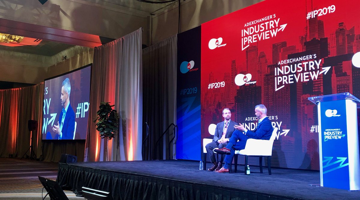 "We're not looking to do performance based mobile advertising, we are revolutionizing television advertising," says our CEO, <a href="/blesser/">Brian Lesser</a> speaking this morning at <a href="/adexchanger/">AdExchanger</a>'s Industry Preview #IP2019