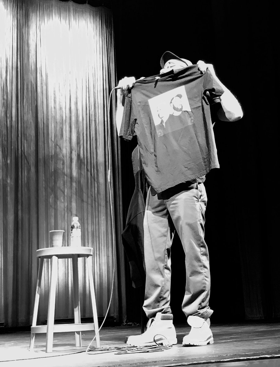 AprilSora's tweet photo. #BuyOurTshirt #WeAintTerrorists #WAT #comedybrilliance #CanadianComedy #comedyheals #fundcomedy #Lebanese #Pakistani #winterruption2019 #yxe @DaveMerheje @StandUpAli @bwaytheatre https://t.co/jvA5exL36T