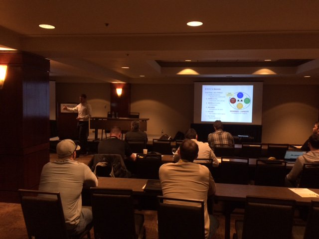 iaffwfi's tweet image. #ALTS19 was a success! One of the workshops focused on the #IAFFPFT program where, Dr. David Frost, @DemandsCapacity spoke about how to implement this program successfully and the importance of functional movement. #makeexercisematter #performanceredefined #firefighters