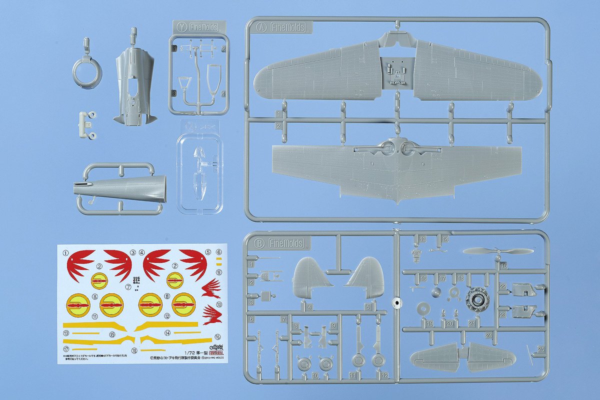 モデルグラフィックス 19年3月号付属のマガジンキット 荒野のコトブキ飛行隊 キリエ機仕様の1 72隼一型について Togetter