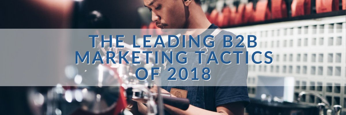 patrickgarrett's tweet photo. As a B2B marketer can put the following marketing tactics in order based on how they ranked in usage by B2B marketers in 2018? Reply and label each with a number between 1 to 5, 1 being the most popular tactic.

Social Media
Email
Content Marketing
Banner Ads
Industry Events https://t.co/KVdQSEuEyv