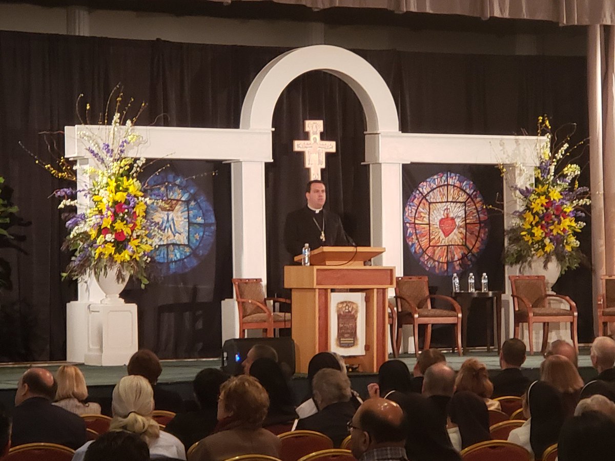 SWLCRegion10_13's tweet photo. Our first plenum address at #StudyWeek2019, "Beauty in the Spoken Word and Ministerial Action," is delivered by The Most Reverend Steven J. Lopes, Bishop of @CSPOrd
#BeautyandtheLiturgy https://t.co/kLSqL65u0h