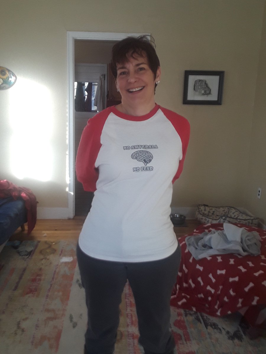 adams_state's tweet image. No amygdala; no fear! #brainandbehavior #studythebrain