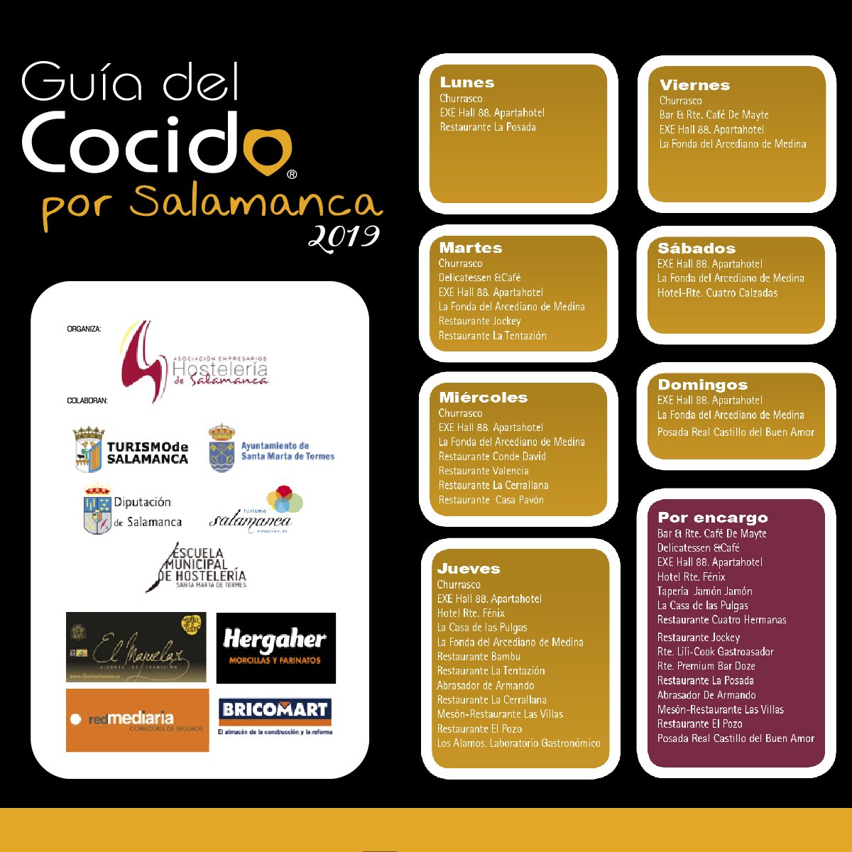 HOSTELERÍA Y TURISMO CyL (@hosturcyl) on Twitter photo Hostelería de Salamanca presenta en Fitur su Guía del Cocido 2019
<a href="/hosteleriasalam/">AsociacionHosteleria</a>
bit.ly/2S62WOC Hostelería de Salamanca presenta en Fitur su Guía del Cocido 2019
<a href="/hosteleriasalam/">AsociacionHosteleria</a>
bit.ly/2S62WOC
