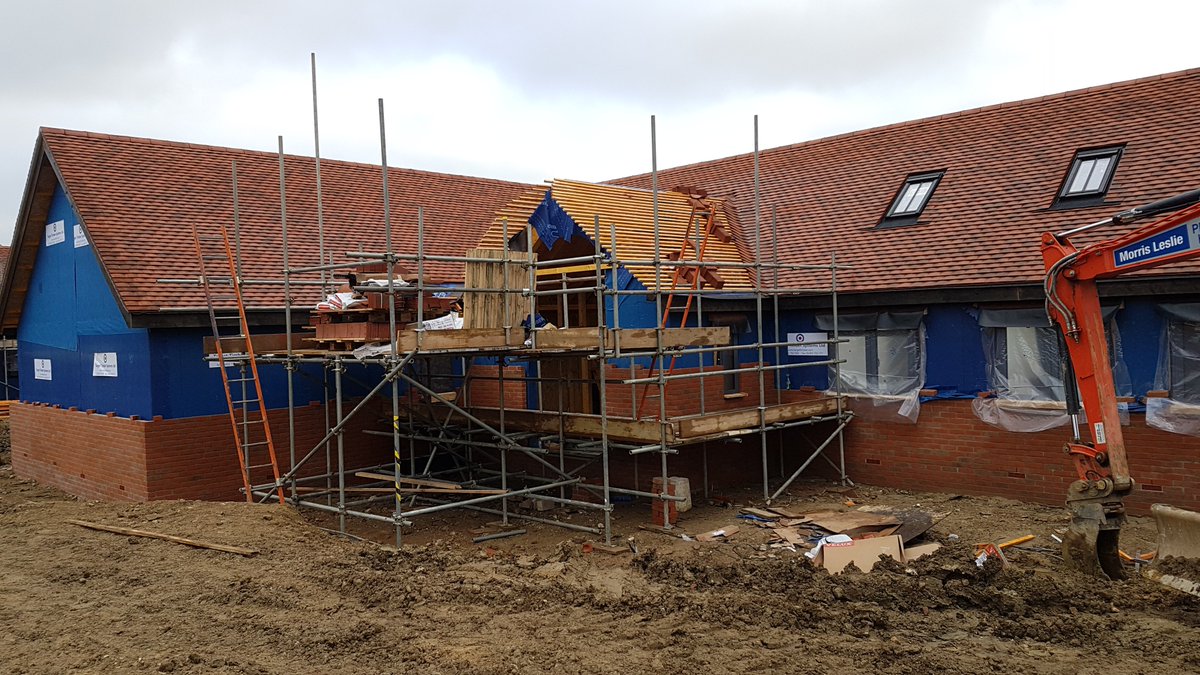 Scaffolding coming down at Hermongers with exterior finishes commencing soon #projectupdate #sitevisit #planning #construction