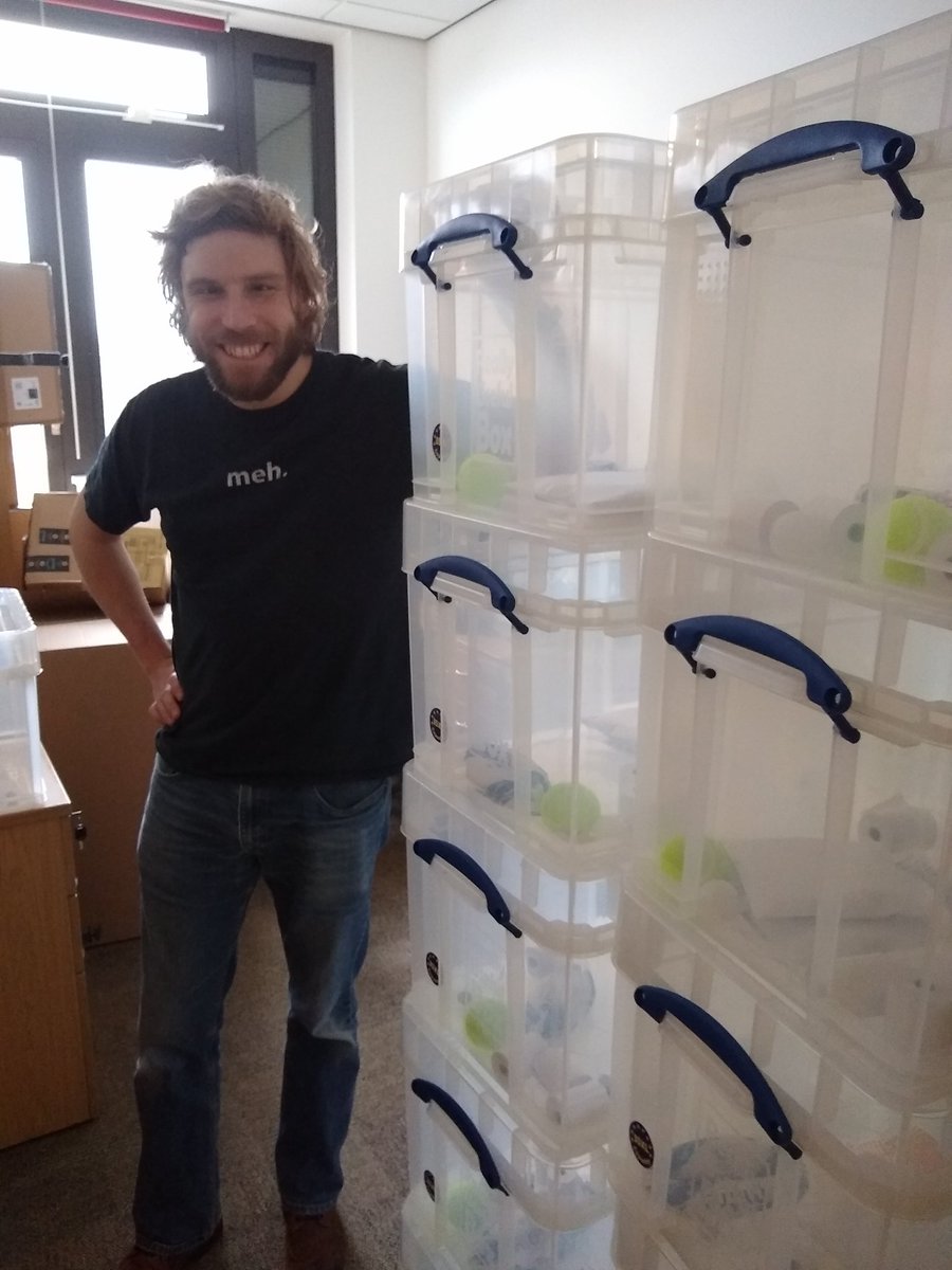 <a href="/coffee_samurai/">CoffeeSamurai</a> and I spent the afternoon packing boxes for our Tactile Universe kits