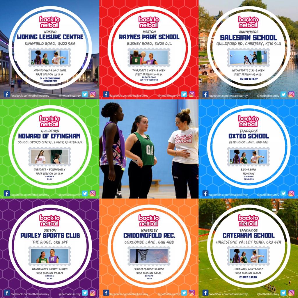 NetballinSurrey's tweet image. Check out England Netball's Session Finder to find your local Back to Netball sessions in Surrey 👍🏐englandnetball.co.uk/netball-sessio… or follow us on Instagram @NetballinSurrey 📢

#englandnetball #backtonetball #surreynetball #netbALL