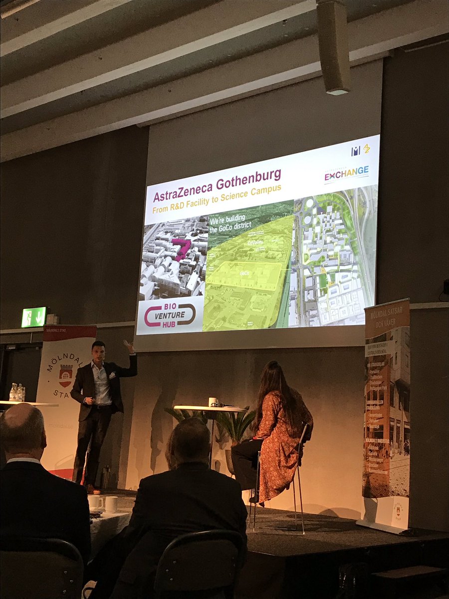 annhill1111's tweet photo. Matti Ahlqvist, Site Director på AstraZeneca Gothenburg avslutar dagen med att berätta om ”AstraZeneca - Campus” #molndal #astrazeneca https://t.co/An4FrnDKbv
