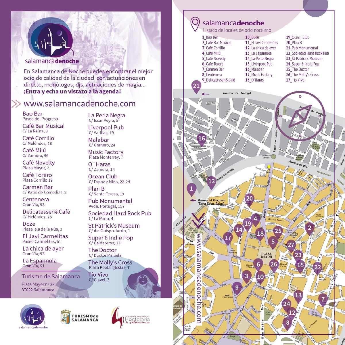 Conoces el circuito de ocio de Salamanca de Noche??
➡️bit.ly/2HvlWlN