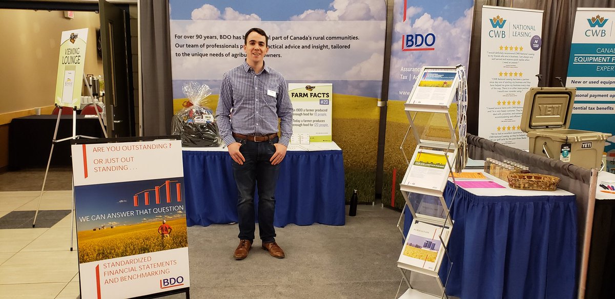Come visit our booth at Ag Days and find out how we can provide you with the tools to help measure your success! #bdoag #AgDays19 <a href="/BDOCanada_Ag/">BDO Agriculture</a>