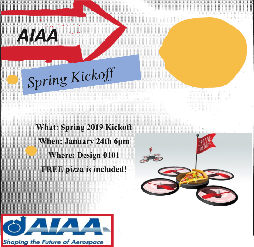 Make sure to come see us tonight at our Spring Kickoff meeting! There will be free pizza!
