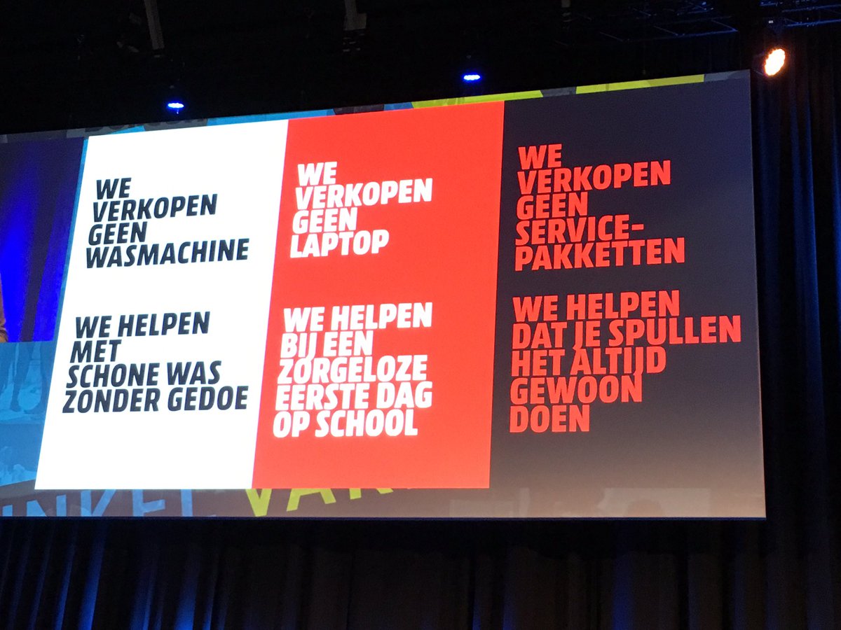 MoniquePauline's tweet photo. #webwinkelvakdagen #wwv19 #mediamarkt nieuwe strategie https://t.co/jOLmQAvwGW