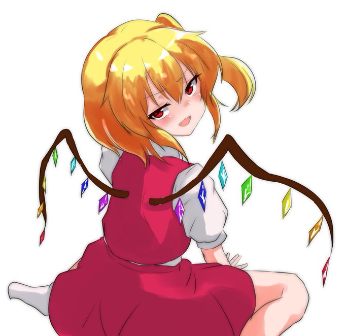 #深夜の真剣お絵描き60分一本勝負 
フランドール・スカーレット 