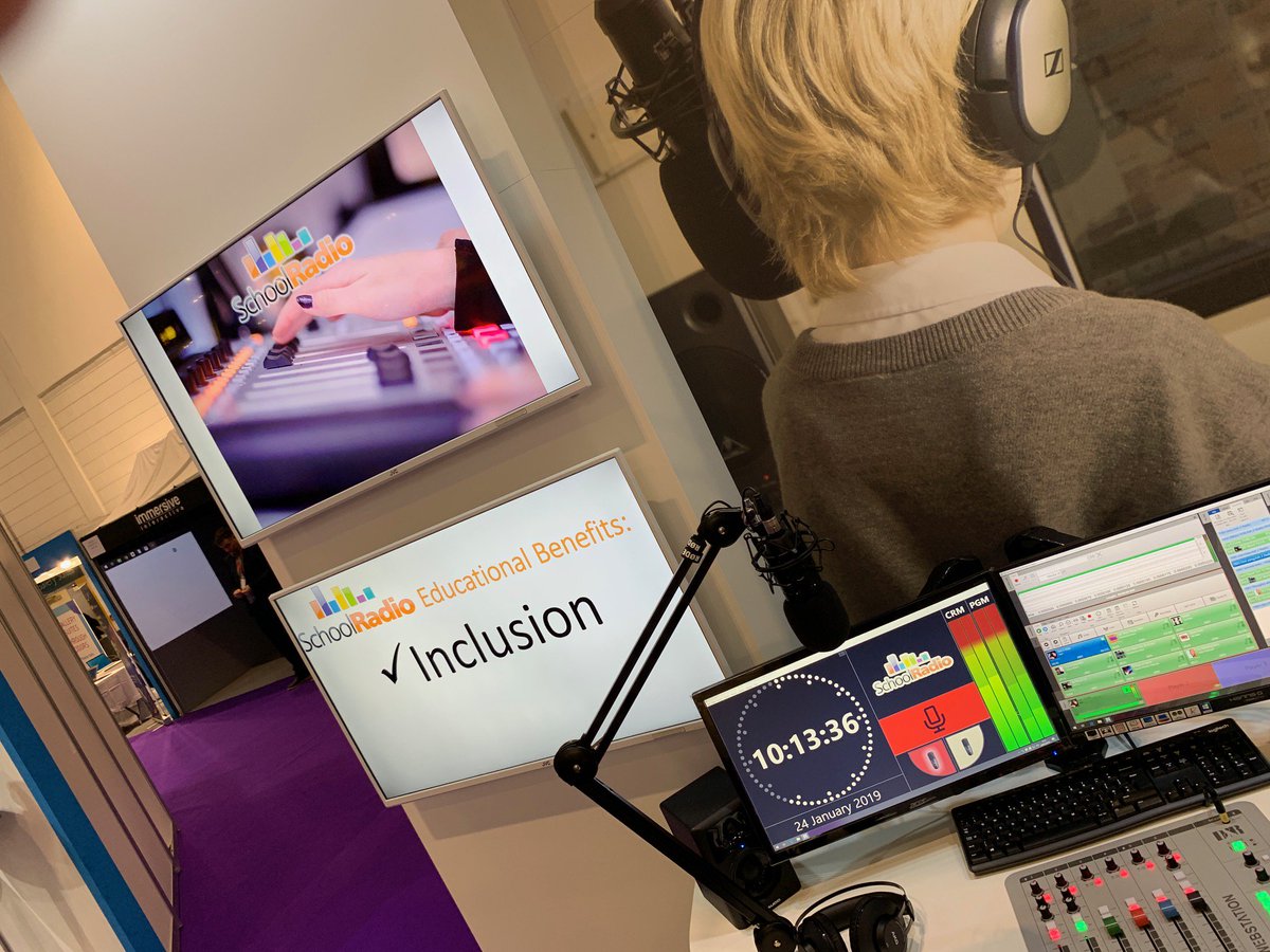 It's day two of Bett 2019, we were so busy talking to people that we forgot to do any social media updates, so we are making up for that this morning!

Pop along and see us on stand G320 , to find out how School Radio can fit into the life of your school!