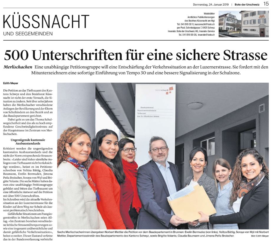 merlischachen's tweet photo. #Petition und Konzept „Tempo 30“ für eine sichere Strasse in Merlischachen wurde gestern beim Baudepartement Schwyz in Brunnen mit 500 Unterschriften eingereicht:
https://t.co/h2Pwr7WzgQ  #schwyz #baudepartement #küssnacht https://t.co/IO24lWsZxR