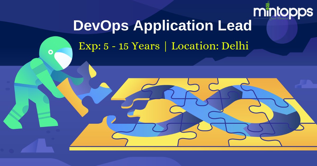 Mintopps's tweet image. We Are Hiring!

Role: DevOps Application Lead
Exp: 5-15 Years
Location: Delhi

Interested candidates, please share profiles to careers@mintopps.com
Call: +91-7995005555
WhatsApp: bit.ly/2LNRJwF

#WeAreHiring #DevOps #DevOpsLead #ApplicationLead #Hiring #Mintopps