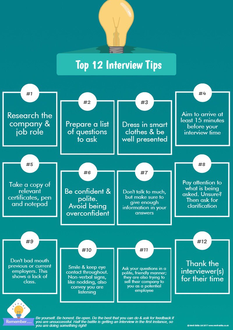 #Interviews are hard. Being prepared makes it easier. 1st impressions always count more #toptips #apprenticeships