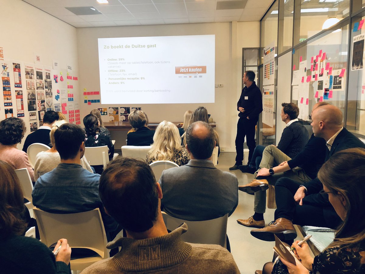 Interessante breakout sessie van <a href="/EuregioDNL/">Euregio</a> door @EdwinKok over de Duitse inkomende toerist. Zijn advies: “ga voor kwaliteit en spreek deze doelgroep aan met u”.