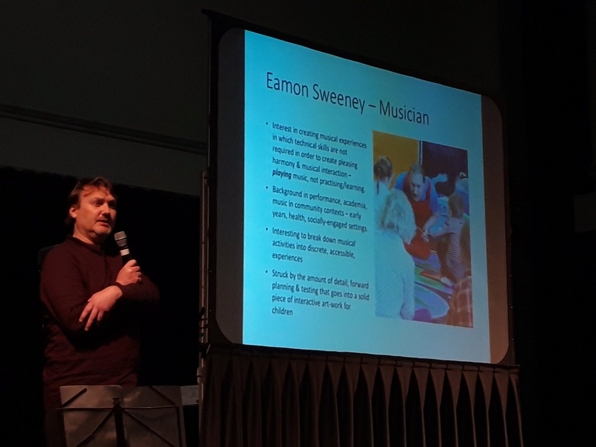 fingalarts's tweet photo. #exploringandthinking A public sharing of presentations on early childhood arts commissions kick starts with @HelenBarryArts & Eamon Sweeney presenting on #sculptunes this morning @NCH_Music @Fingalcoco @sdublincoco @dlrArts @LabDCC https://t.co/r5T8yQUZqe