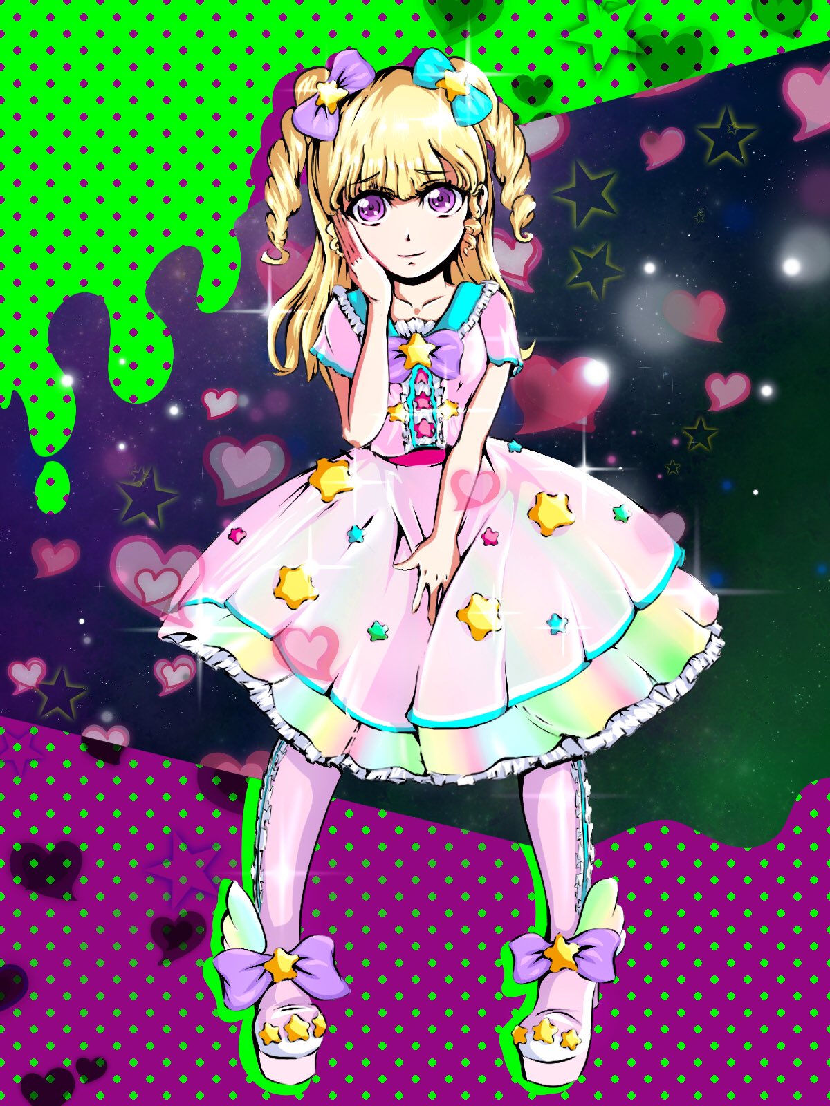 ティモシー ラセノ ゆめかわ 原宿系 な夢川ゆいちゃんのイラスト描きましたー 最近ゆいちゃんがめっちゃ可愛い プリパラ 夢川ゆい T Co Xtwdxxlz8d Twitter