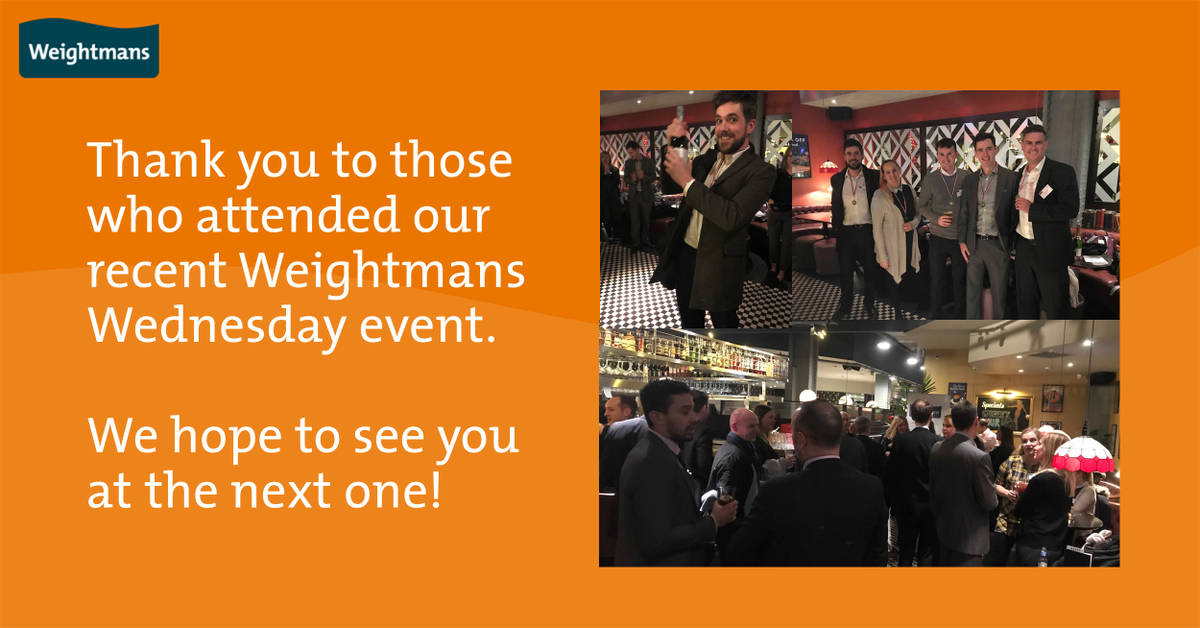 Weightmans's tweet photo. Last night we held our first Weightmans Wednesday of the year at @allstarlanes . We want to say a huge thank you to All Star Lanes and our clients and intermediaries who attended and made it such a great evening! #WeightmansWednesday #Bowling #Networking https://t.co/VI3rE2TUz0