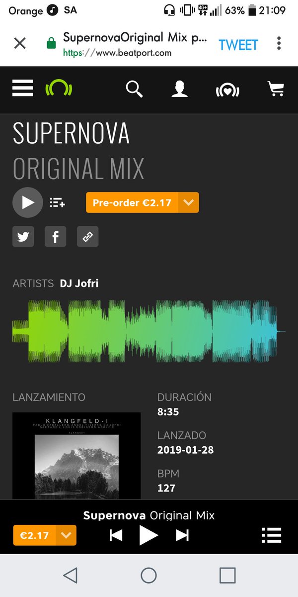 DJJofri_'s tweet image. Lunes 28 de Enero a la venta en Sonusfield, sello de @LewisDelay 

#Techno #TechnoRelease #TechnoTrack #Supernova