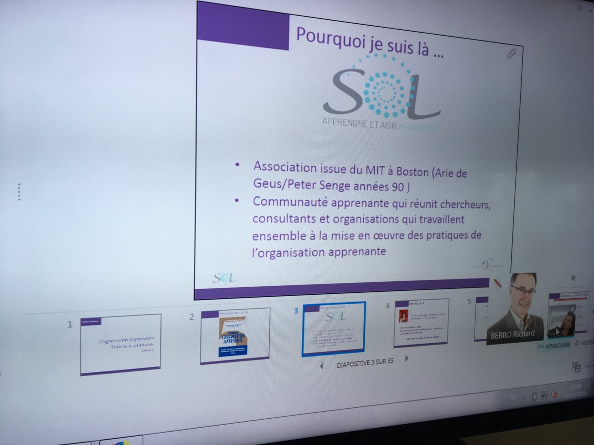 InstituConcerto's tweet photo. La web conférence de ⁦@EDFofficiel⁩ ⁦@GConnectee⁩ sur l’organisation apprenante ⁦@SOLFrance⁩ débute dans quelques minutes. Merci à Richard Berro et Xavier Richard pour leur accueil ! https://t.co/03RJoFYQHj