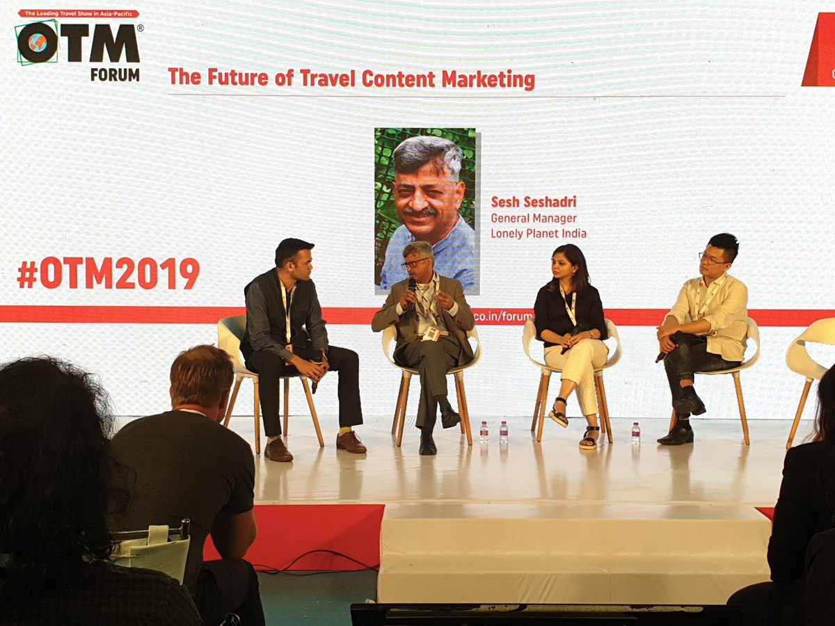 lonelyplanet_in's tweet photo. General Manager, Lonely Planet India - @seshadri_sesh was a part of the panel discussion on "The Future of Travel Content Marketing" at OTM Forum 2019. Know more: https://t.co/Fmdzx5YnIU  

@OTMIndia #OTMIndia #OTM2019 #digitalmarketing #lonelyplanetindia https://t.co/zeQMwwbipD