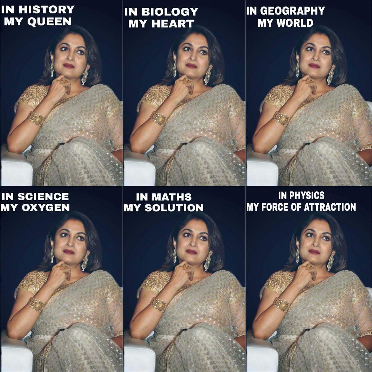 iam_Dipali1's tweet photo. My Life❤❤
#RamyaKrishnan 
@meramyakrishnan https://t.co/RsQiJ0fKU8