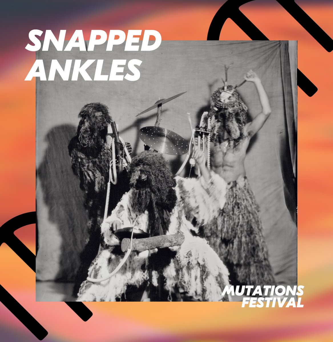 Excited for <a href="/snappedankles/">Snapped Ankles</a> at <a href="/mutationsfest/">MUTATIONS</a> ~ 23rd Feb at <a href="/HansenHallBN/">Hansen Hall</a> 
**Tickets selling fast** 
bit.ly/Mutations-2019