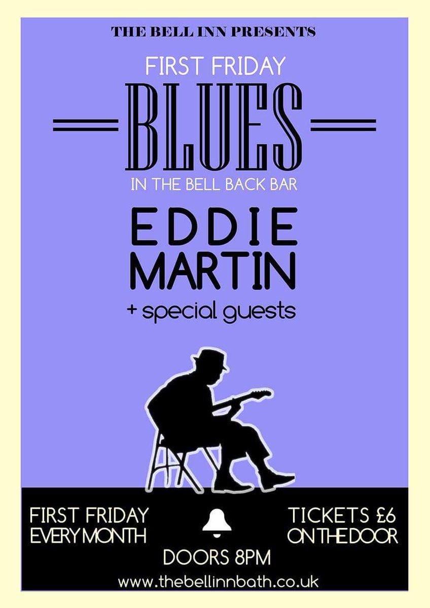 blueseddie's tweet photo. Best roots venue in Bath hosts my regular Acoustic "First Friday Blues" club from Feb 1. Special guest Joe Strouzer #BluesHour #EuropeanBluesAwards #acousticblues #slideguitarblues #bluesharmonica #liveliest #Singer-songwriter https://t.co/JN1yRDt3Tn