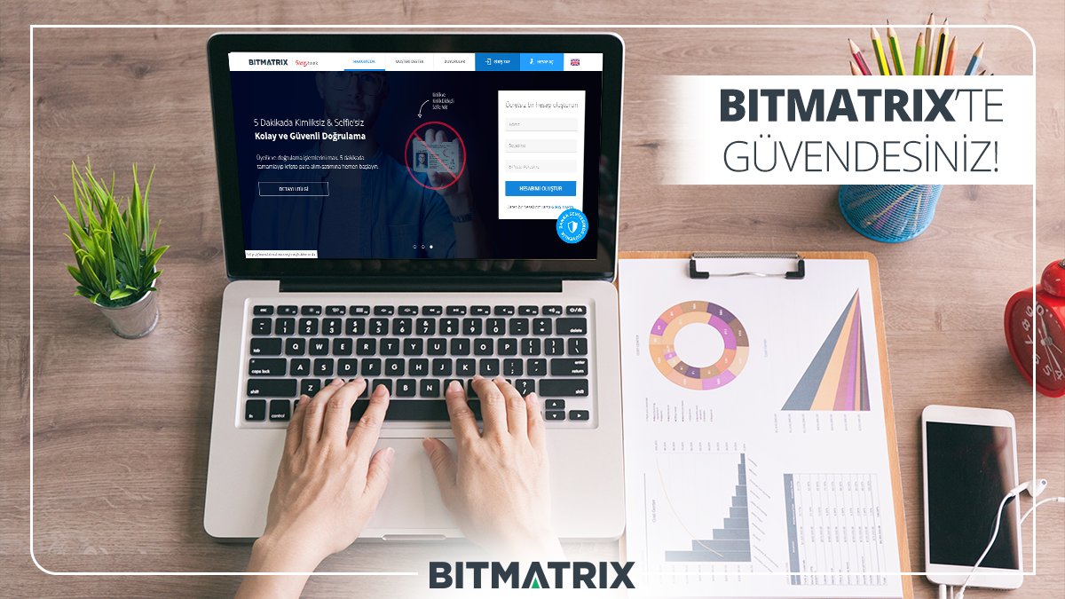 bitmatrixtr's tweet photo. BITMATRIX’in kimliksiz selfie’siz kolay ve güvenli doğrulama yöntemiyle kişisel bilgileriniz hep güvende!
#BITMATRIX’e üye olun, kripto para alışverişinizi güvenle yapmaya başlayın! https://t.co/MAdlar397s
#kripto #kriptopara #bitcoin #ethereum #blockchain https://t.co/REsteETyLJ