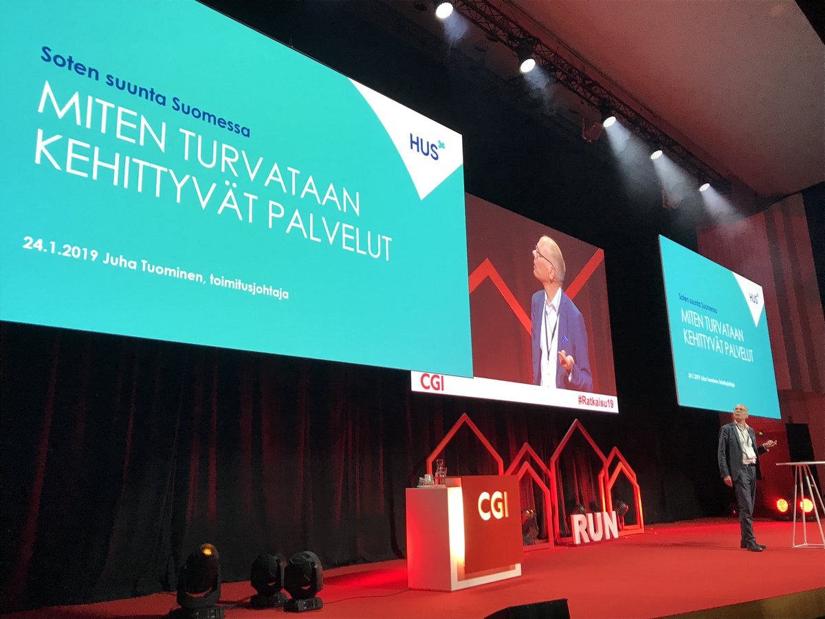 esaluoto's tweet photo. Sote-palvelujen tulevaisuus on ennen kaikkea datassa. Siitä nousee parempi hoiva ja uudet tavat toimia, näkee HUSin uusi tj Juha Tuominen. #Ratkaisu19 #CGI_FI https://t.co/pUWHOZC6GD